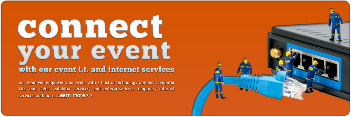 connect your event with event i.t. and temporary internet services