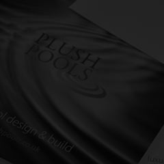 Modern and exclusive brochure design for luxury pool installer 'Plush Pools'.