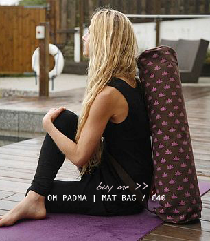 Om Padma Yoga Mat Bag