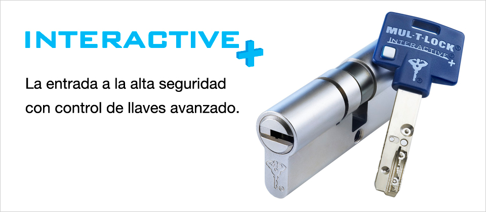 Cilindro de alta seguridad Mul-T-Lock Interactivo La entrada a la alta seguridad con control de llaves avanzado.