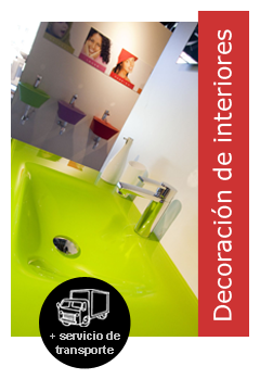 Decoración de interiores y servicio de transporte