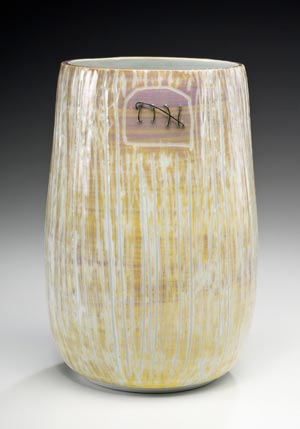 ceramic vase with nichrome wire