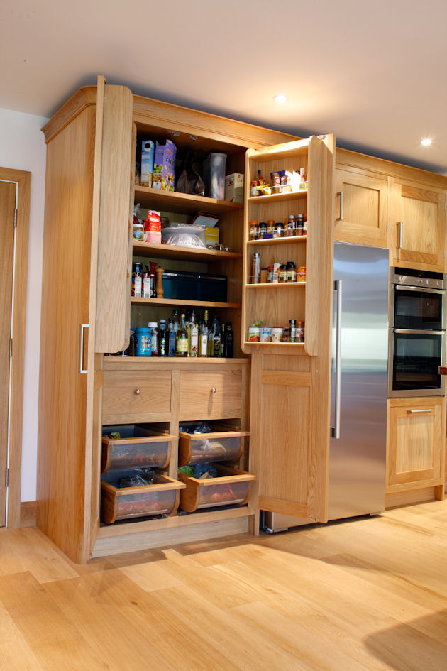 hand made oak larder-st albans