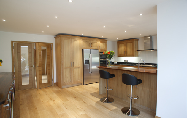 Made to Measure Walnut and Oak Kitchen in St Albans