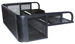 Rear basket with drop down