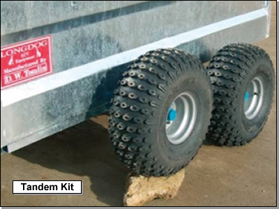 Shropshire Quads tandem axle kit